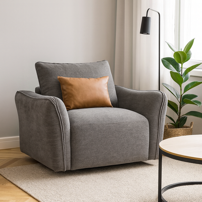 Lume lepotuoli, harmaa