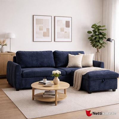 Mira vuodedivaanisohva, sininen