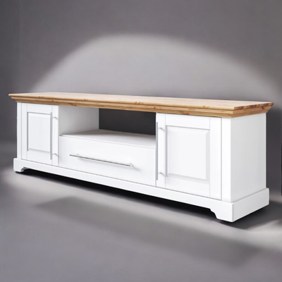 Nelly tv-taso, valkoinen/hunaja