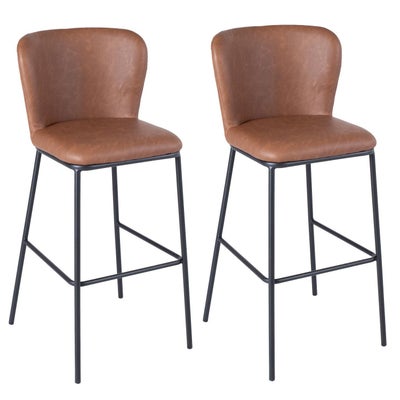 Patron baarituolit 2 kpl, konjakki