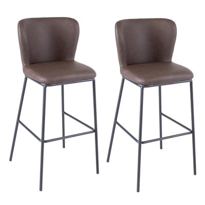 Patron baarituolit 2 kpl, ruskea