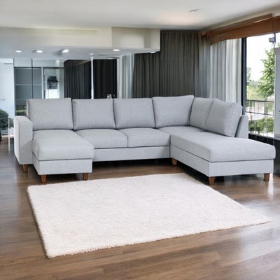 Renata U-divaanisohva vuoteella