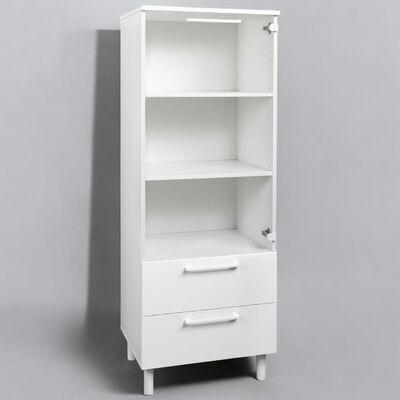 Solo vitriini, valkoinen