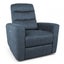 Luke s&auml;hk&ouml;k&auml;ytt&ouml;inen recliner-tuoli, sininen