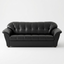 California nahkasohva, musta